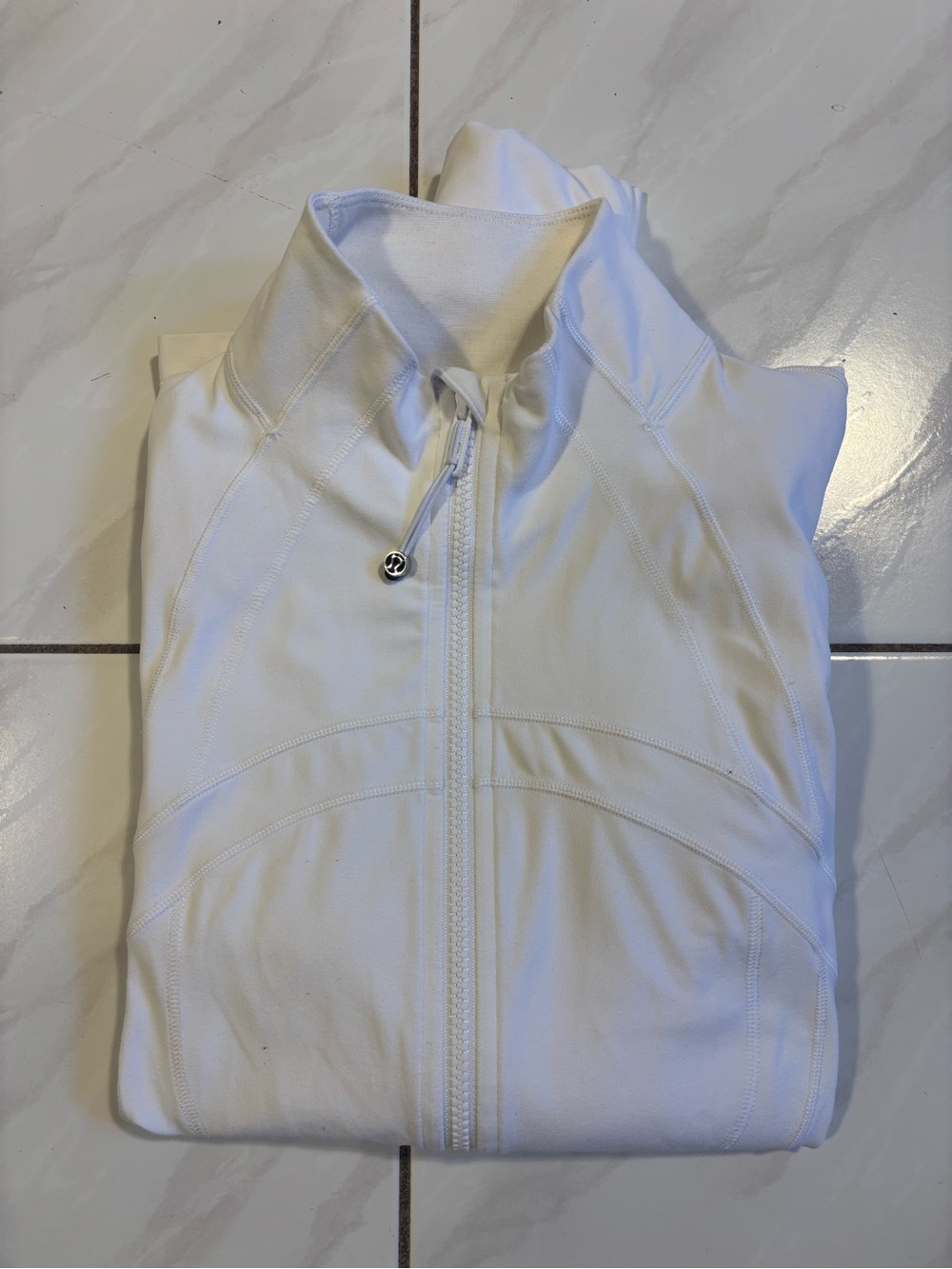 lululemon athletica White Full-Zip Jacket